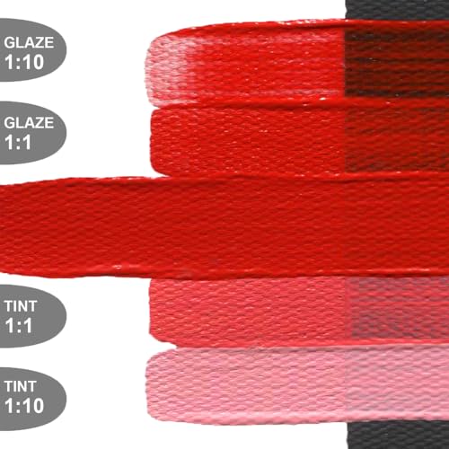 GOLDEN OPEN Slow-Drying Acrylics, Pyrrole Red, 2 fl. oz. Tube - color: Pyrrole Red, size: 2 Fl Oz (Pack of 1)