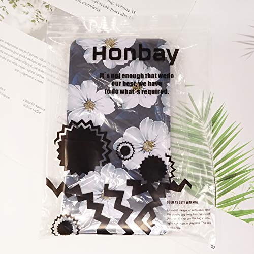 Honbay Watercolor Tins Palette Paint Case with 40pcs Plastic Half Pans (White Flower) - color: White Flower
