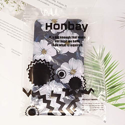 Honbay Watercolor Tins Palette Paint Case with 40pcs Plastic Half Pans (White Flower) - color: White Flower