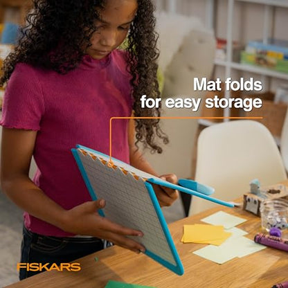 Fiskars Kids Cutting Pen with Foldable Non-Slip Mat - style: Cutting Pen & Mat