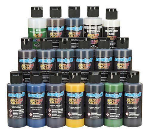 Createx Colors 4681-00 candy2o Complete Set, 2 oz