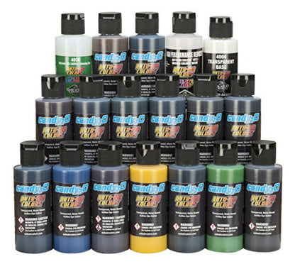 Createx Colors 4681-00 candy2o Complete Set, 2 oz
