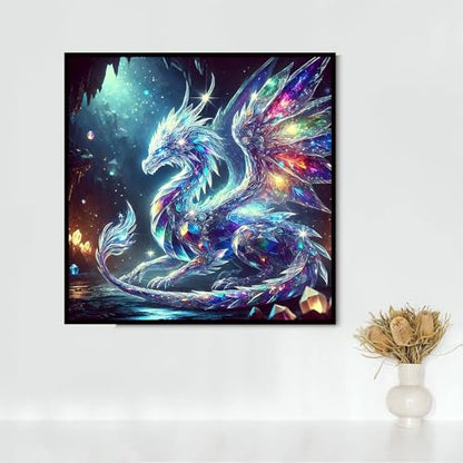 Lophomie Diamond Art Kits for Adults, 5D Diamond Painting Kits 14x14 in - color: Diamond Art Dragon, size: 13.8x13.8in (35x35cm)