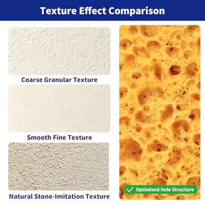 Breliter Knockdown Texture Sponge 2 Pack 15x15x6cm Large Paint PU Sponges