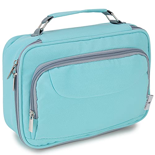 VX VONXURY Large Pencil Case, 54-Slot Colored Pen Pouch 2 Removable Sleeves - color: Turqoise
