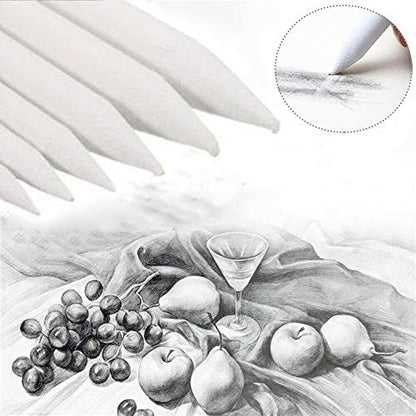 Artist Paper Blending Stump and Tortillion Art Blenders for Sketch Drawing