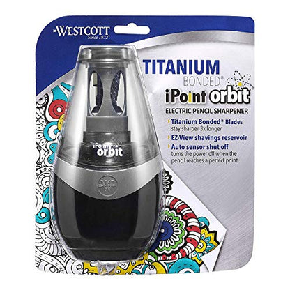 Westcott 16059 iPoint Orbit Electric Pencil Sharpener for Home and Office - size: Orbit
