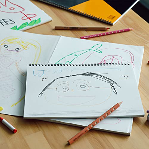 Maruman Zuan Sketch Pad, Horizontal B4, 10.12" x 14.33", 50 Pages | Sketchbook With Premium Acid-Free Drawing Paper, Glued Binding, Drawing Pad Made in Japan, Art Book For Sketching - size: B4, style: SKETCHPAD