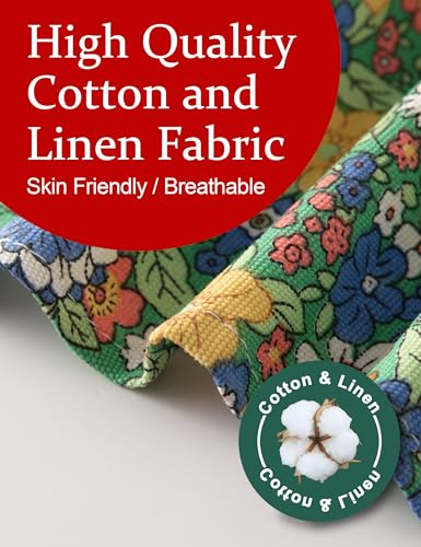 Cozy Adjustable Cross Back Aprons for Women with Pockets Cotton Linen Cooking Kitchen Baking - color: Colorful Floral