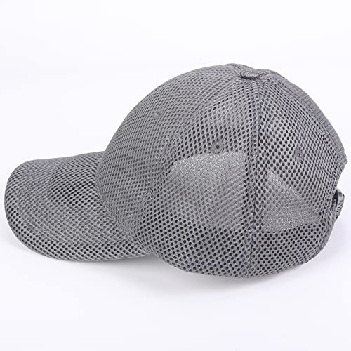 Pllieay 29.5 X 59 Inch Gray Mesh Fabric Slightly Stretchy for Backpack Pocket and Straps, Netting Clothes, Netting Bag Shopping Bag - color: Grey