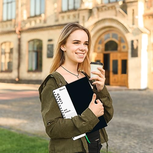 Large Lined Notebook Spiral Notebook 8.5" x 11"-4 Pack LINED Notebook 7mm Ruled Hardcover Notebook 120 Pages 100 GSM Thick Paper Notebook Hardcover Journal for School, Office,Study and Notes | 4 Pack LINED Notebook Ruled Hardcover Notebook Thick Paper Not