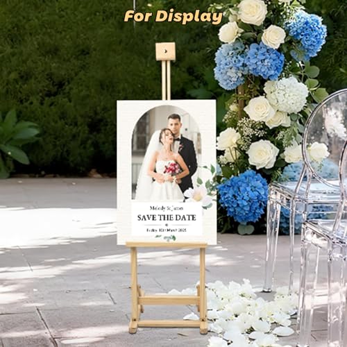 Heavy-Duty Wood Painting Easel H-Frame Tabletop Adjustable Up to 24 inch | Sturdy & Stable Art Easel Stand for Painting Canvases, Art and Crafts, For Adults, Artists, Oil Acrylic Watercolor Painting