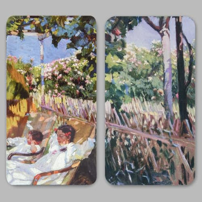 qianshan 40Pcs Empty Half Pans Watercolor Tin Palette with Magnetic Stripe | Travel Tin Palette Case,Portable Artist Paints Half Pan Kits,DIY Watercolor Oils Acrylics Painting Drawing Garden - color: Garden