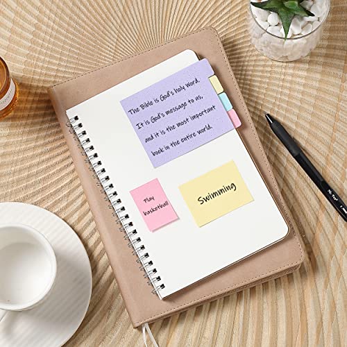 Mr. Pen- Sticky Notes Set, 410 Pack, Ruled | Dotted & Blank Notes with 150 Index Tabs, Divider Sticky Pads for Bible Study, Office, School, Planning - color: Pastel, size: 1 Set