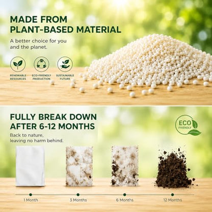 ANECO 100% Compostable Tablecloths for Rectangle Tables (54x108, 3 Count) | White Disposable Rectangular Tablecloth - Anti-Plastic Table Cover for Outdoor, Party, Picnic, Wedding - color: Ceramic White