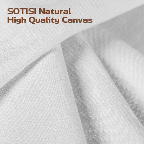 Canvas Fabric, Premium 10oz White Cotton Duck Canvas Fabric 62'' Wide for Arts & Crafts, Backings, Covers,2Yd (60 x 72 inchs) - color: White, size: 2Yd (60 x 72 inchs)