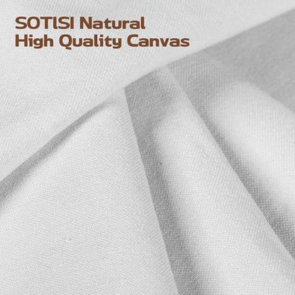 Canvas Fabric, Premium 10oz White Cotton Duck Canvas Fabric 62'' Wide for Arts & Crafts, Backings, Covers,2Yd (60 x 72 inchs) - color: White, size: 2Yd (60 x 72 inchs)