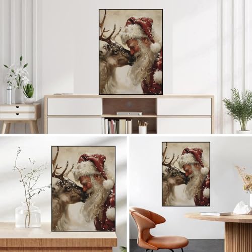 HHMATITS Christmas Diamond Art Kits for Adults 12 X 16Inch - color: Christmas-3