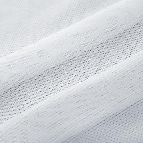 Power Mesh Fabric Superfine 4-Way Stretch Net 5 Yards Long 60" Wide (White) - color: White, size: 5 Yards