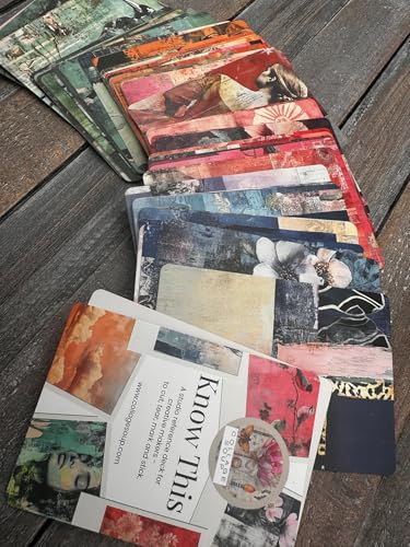 collage soup Know This | Art Studio Reference Deck | 64 Prompt Cards for Artists | Creative Block Tool | Collage, Journaling, Painting | Process & Perception Deck