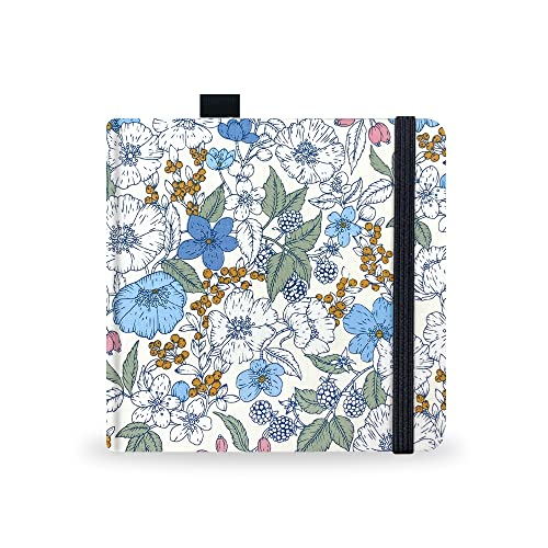 Watercolor Paper Sketchbook,5"x5" 20 Sheets 140lb/300gsm Heavyweight Paper | Adults Artist Small Travel Drawing Journal,Mixed Media Notebook for Painting,Watercolors,Markers,Art Supplies,Blue Pipa - color: 5x5 inch-300gsm-blue pipa flower