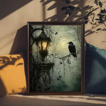 Halloween Diamond Art Kits for Adults Round Diamond Painting 12x16 Inch - color: DD147