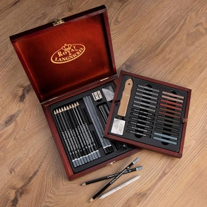Royal & Langnickel RSET-SKET1600 Premier Sketch Pencil Art Set, 51-Piece