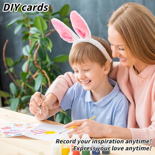 UZLU 150 Sets 4 x 6 Inch Watercolor Cards with Envelopes and Stickers - size: 4*6 in