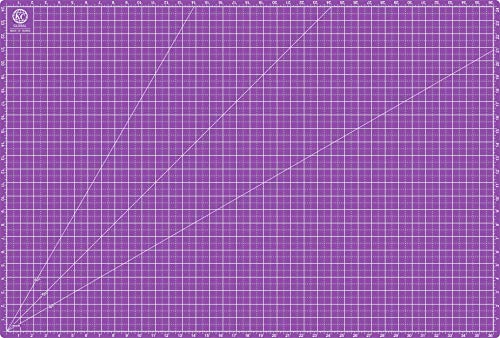 KC GLOBAL A1 (38"x26") Professional Grade Self-Healing Cutting Mat - Purple, Odor-Free, Reversible, Eco-Friendly, Durable, 2mm PVC Material, Premium Desk Mat for Crafters, Quilters, and Hobbyists - size: 38"L x 26"W