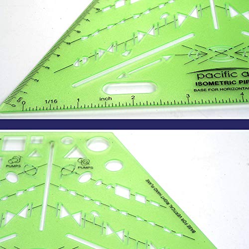 Pacific Arc Professional Plumbing Elevation Template Guide - style: Isometric Piping