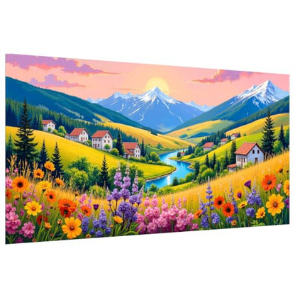 YOYA Large Diamond Art Kits for Adults, Landscape 5D Diamond Painting - color: Landscape 508