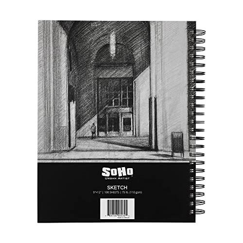 Creative Mark Cezanne Graphite Artist Drawing Pencil Set of 12 with 9x12 SoHo Urban Artist Sketchpad