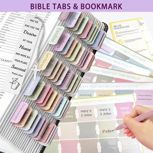 SHINYHARBOR Bible Study Journaling Kit for Women, Purple - color: purple
