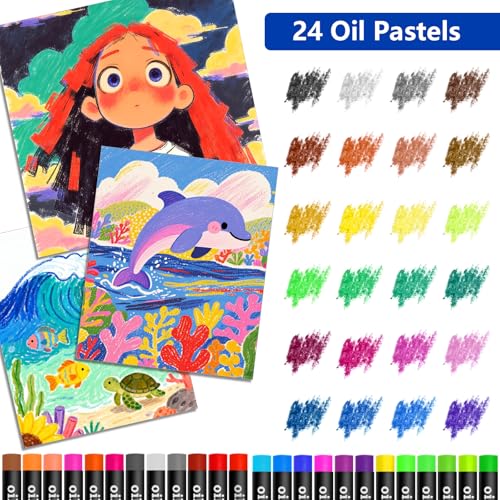 Halobios Art Supplies, 144-Piece Deluxe Art Set Professional Art Kit with Portable Aluminum Case, Crafts Drawing Painting Kit for Gifts Adults Kids Artists