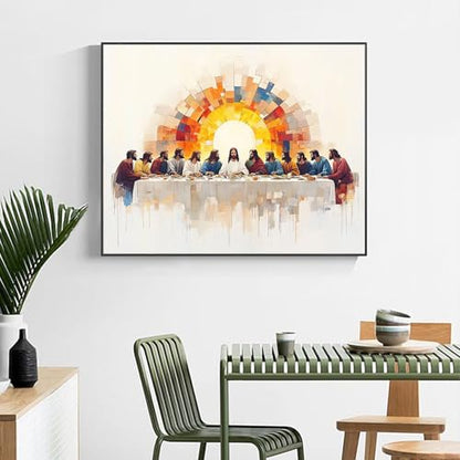 The Last Supper Paint by Numbers Kit for Adults Without Frame 16x20 IN - color: YOPNF04