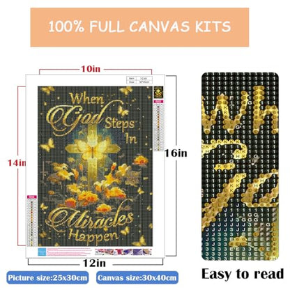 Christ Diamond Art Painting Kits for Adult Beginners,5D Diamond Dots Kits - color: YZ-81-01