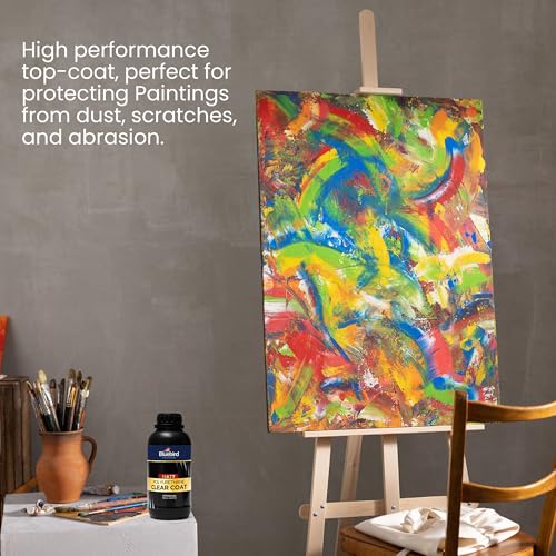 Bluebird Polyurethane Clear Coat for Furniture, Paintings, Water-Based Professional Varnish (Matt, 16.9 Fl Oz) - color: Matt, size: 16.9 Fl Oz