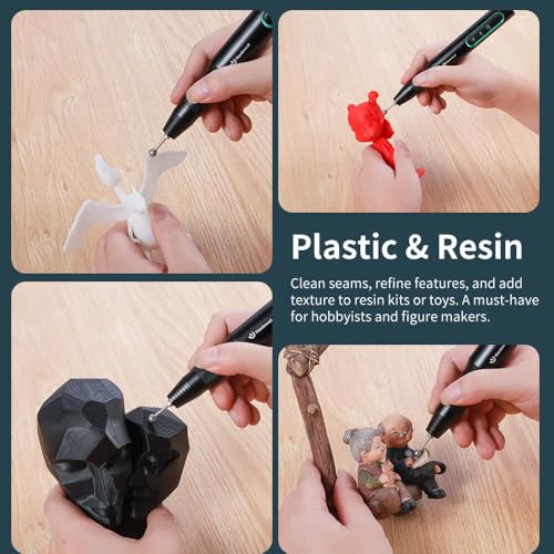 Hanboost 14Pcs Diamond Ball Shape Engraving Burr Set for Rotary Tools S2, 3/32" (2.35mm) Shank Carving Bits for Glass, Jade and Ceramics, Ideal for Jewelry Makers and Model Builders