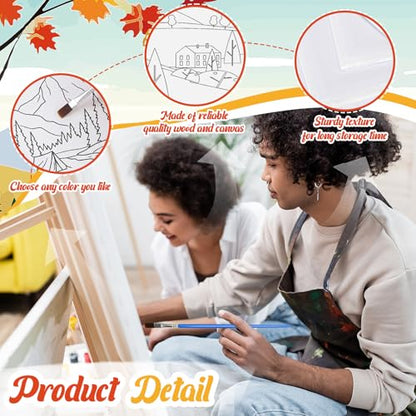 Sherr 285 Pcs 30 Sets Sip and Paint Kit for Adults,Scenery | Pre Drawn Canvas to Paint for Adults, Acrylic Paints, Brushes, Easels, Date Night, Birthday Party Gifts - style: Beautiful Scenery