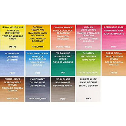 Winsor & Newton Cotman Watercolor Paint Set, 14 Half Pan Field Set - style: 14 Half Pan Field Set