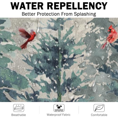 Imiss Waterproof Stain-Resistant Cooking Chef Aprons for Grill BBQ Baking 27 X 31 Inch - color: Winter Tree