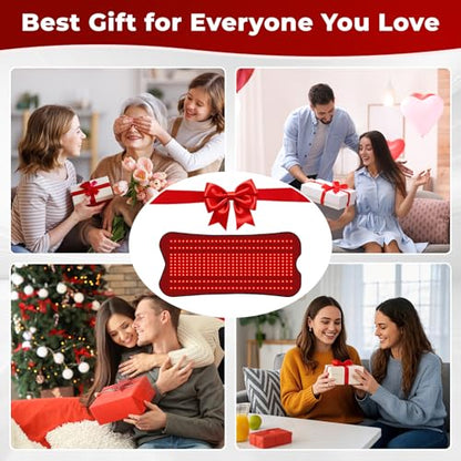 Red Light Therapy Mat for Body, Red Lights Pad with 660nm&850nm Infrared Light Therapy Mat, Chirstmas Birthday Festival Gift for Women Men Father Dad Mother Mom Lover Elderly 31.5''*14.2'' - size: 31.5''*14.2''