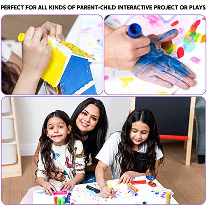 JOYIN 36 Colors Washable Tempera Paint Sticks, Art Supplies, Paint for Kids, Quick Drying and No Mess Arts Project, Gifts for Kids and Artists Birthday Valentine Easter Gifts for Boys Girls
