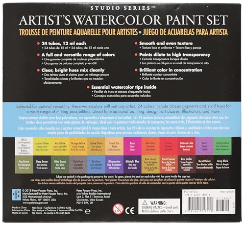 Studio Series Artist's Watercolor Paint Set (24 colors)