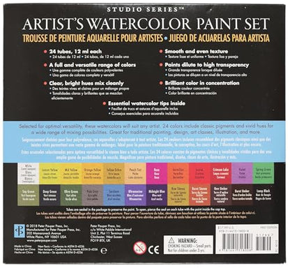 Studio Series Artist's Watercolor Paint Set (24 colors)