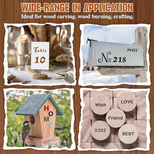 2PCS Stainless Steel Stencils Set for Engraving,Wood Burning - Reusable Alphabet Number Font Templates with Decorative Patterns for Metal,Wood,Leather,Glass,Journaling DIY Crafts (4x7 Inch) - size: 2PCS Alphabet Number Stencils