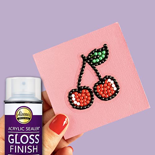 Aleene's 26412 Spray Gloss Finish, 6 Oz Acrylic Sealer, Original Version, Clear - Gloss - color: Clear - Gloss