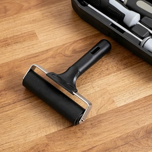 5-Pack 4.3" Rubber Roller, Hard Brayer Rollers for Crafting Printing Inking | This 5-pack rubber roller set includes durable brayer rollers for crafting, printing, and inking.