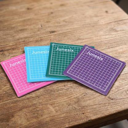 4Pcs Small Cutting Mat, Self Healing Craft Mat | Mini Sewing Cutting Pad Non-Slip Mini Cut Board for Scrapbooking Quilting Sewing Accessories
