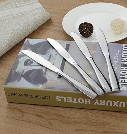 16-Piece Stainless Steel Dinner Knives Set (Pack of 2) - size: dinner knives (Pack of 2)